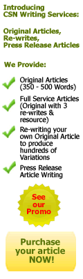 Article Writing, Original Articles, Re-writes, Press Release Articles